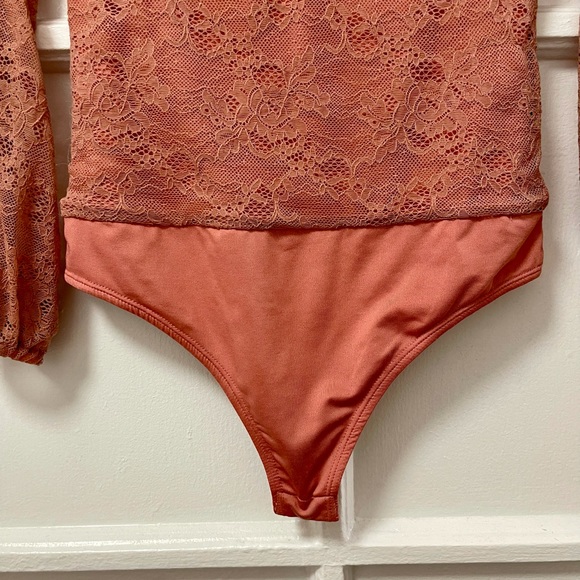 MAJORELLE Lovett Bodysuit in Blush - Picture 7 of 9